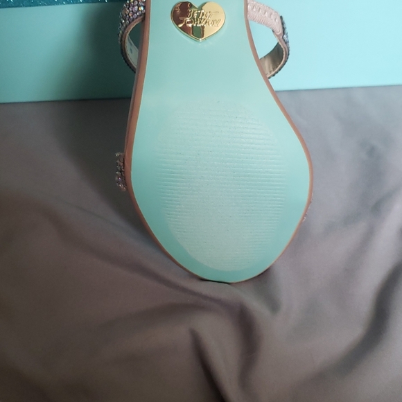 NIB Rare Limited Edition Blue by Betsey Johnson Aubry Rhinestone Crystal Heels - Picture 12 of 14